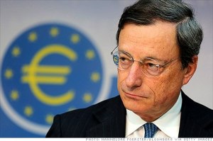Mario Draghi, président de la Banque Centrale Européenne